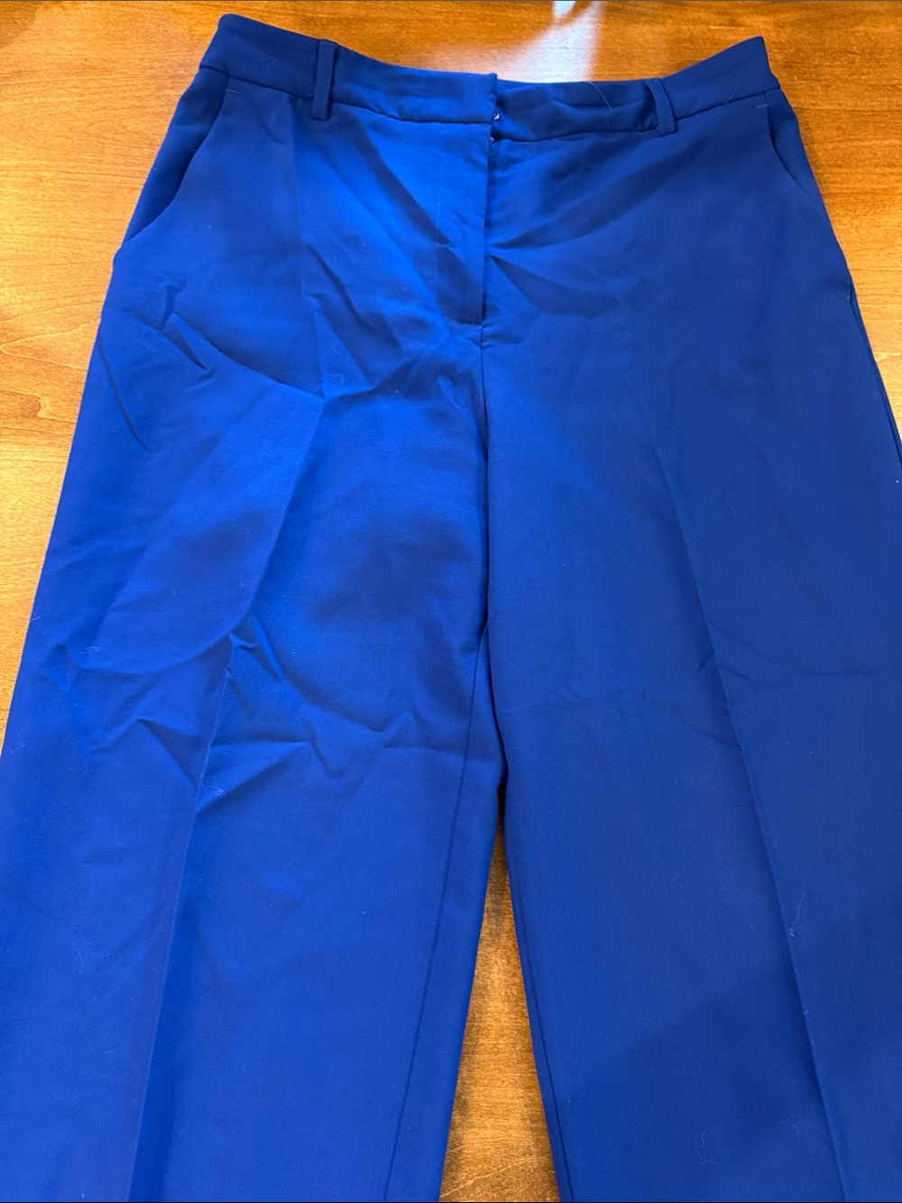 Joie Royal Blue Straight-Leg Pants